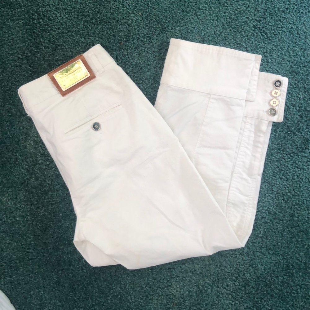 Dolce & Gabbana White Pants Women's - Size 38 W/ Coa - Picture 5 of 9